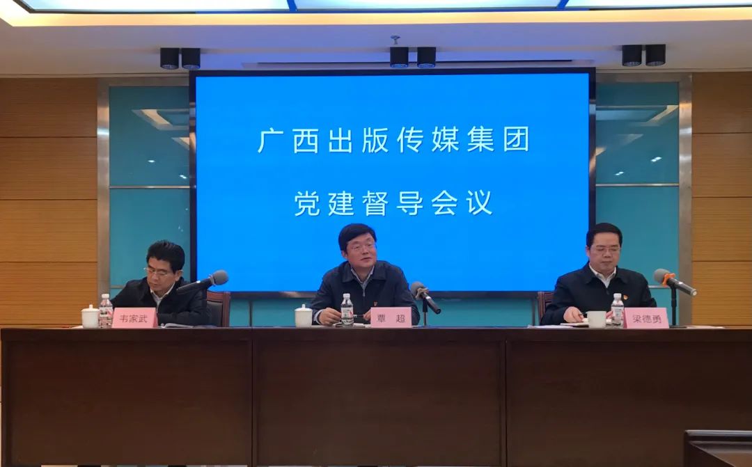 广西出版传媒集团有限公司召开党建督导会议