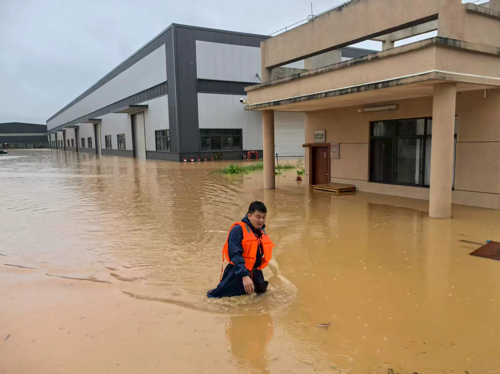 闻“汛”而动 向险而行——“新华红”在风雨中筑起“红色堤坝”