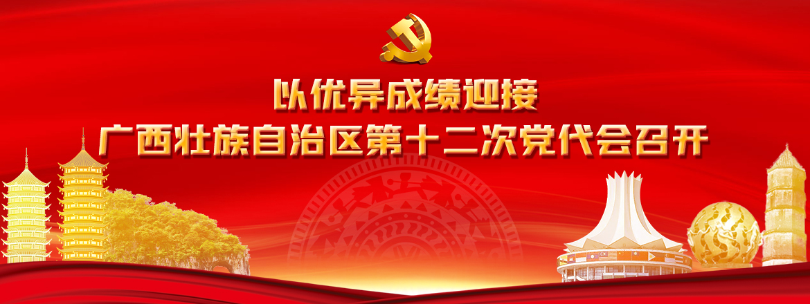 以优异成绩迎接广西壮族自治区第十二届党代会召开
